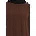 A-line inner abaya with a complementary Hijab- Brown A-line inner abaya with a complementary Hijab- Brown